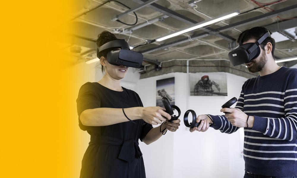 virtual reality bandeau